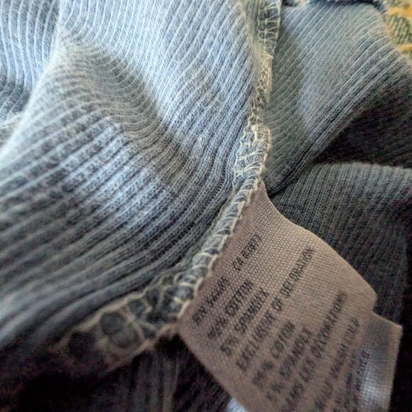 AE Henley Top S/P Long Fit 2010s Bella Swan Elena Gilbert Hermione Y2K Ribbed - Picture 7 of 8